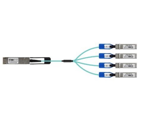 Кабель OPTICAL QSFP28 100G 3M LRAOC-QSFP28-4SFP28-3M LR-LINK Кабель OPTICAL QSFP28 100G 3M LRAOC-QSFP28-4SFP28-3M LR-LINK