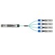 Кабель OPTICAL QSFP28 100G 3M LRAOC-QSFP28-4SFP28-3M LR-LINK