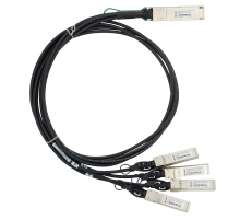 Модуль 40G QSFP-40G->4xSFP+ DAC,  дальность до 1м