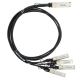 Модуль 40G QSFP-40G->4xSFP+ DAC,  дальность до 1м