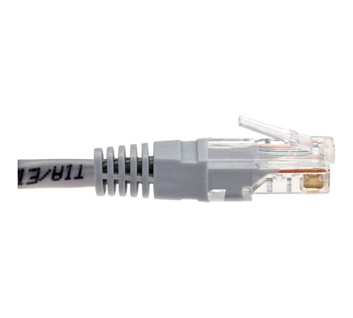 Патчкорд литой "Telecom" UTP кат.5e 50,0м серый VCOM NA102--50M