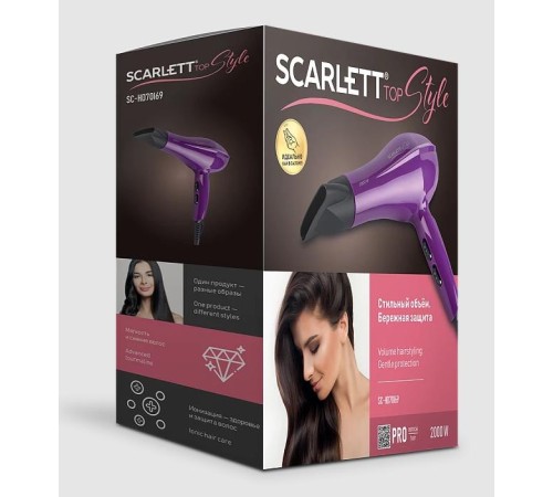 Фен VIOLET SC-HD70I69 SCARLETT Фен VIOLET SC-HD70I69 SCARLETT