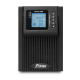 ИБП POWERMAN Online 1000, LCD, двойного преобразования, 1000ВА, 900Вт, 2 евророзетки с резервным питанием, USB, RS232, слот SNMP, разъем EPO, батарея 12В 9Ач 2 шт., 215 х 315 х 365 мм., 10.7 кг. (POWERMAN Online 1000)