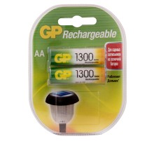 Перезаряжаемые аккумуляторы GP 130AAHC AA, емкость 1300 мАч - 2 шт. в клемшеле GP 4891199109850