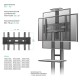 Мобильная стойка ONKRON на 1 ТВ ONKRON TS1551 (TS1551 BLACK)