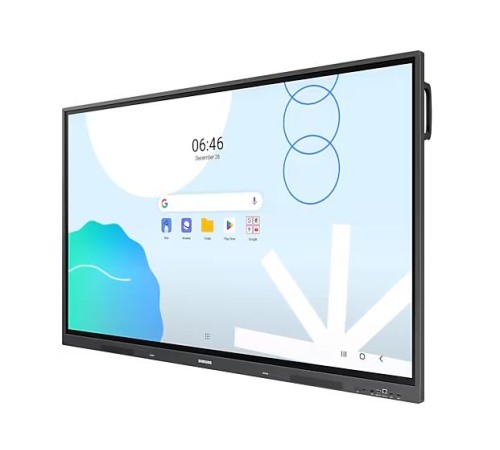 Samsung UHD интерактивная доска на базе Android, 75 дюймов, Google EDLA, OPS слот, 40 одновременных касаний, Space Gray