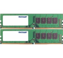 Модуль памяти PATRIOT Signature Line DDR4 Общий объём памяти 16Гб Module capacity 8Гб Количество 2 2666 МГц Множитель частоты шины 19 1.2 В PSD416G2666K