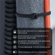 Rexant (07-0201-4) Хомут nylon 2.5 х 200 мм 100 шт черный