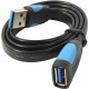 Кабель-удлинитель Vention USB 3.0 AM/AF - 0.5м плоский Кабель-удлинитель Vention USB 3.0 AM/AF - 0.5 м (VAS-A13-B050)