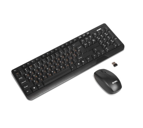Беспроводной набор клавиатура+мышь SVEN Comfort 3300 Wireless SVEN Comfort 3300 (SV-03103300WB)