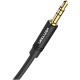 Кабель Vention аудио Jack 3,5 mm M/Jack 3,5 mm M угол 90 - 1,5м Черный Кабель Vention mini jack 3.5 mm(m)/mini jack 3.5 mm(m) - 1.5 м (BAKBG-T)