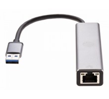Переходник USB 3.0 -->RJ-45 1000Mbps+3 USB3.0, Aluminum Shell, 0.2м VCOM <DH312A> VCOM DH312A