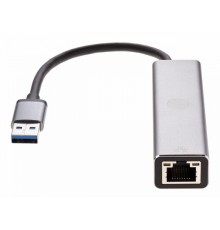 Переходник USB 3.0 -->RJ-45 1000Mbps+3 USB3.0, Aluminum Shell, 0.2м VCOM <DH312A> VCOM DH312A