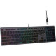 Клавиатура A4Tech Fstyler FX60H серый USB slim LED (FX60H GREY/NEON) [FX60H GREY/NEON]