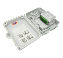 Коробка распределительная оптическая SNR-FTTH-FDB-24X (укомплектованная 2 делителями 1х8)