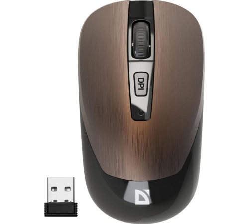 Мышка USB OPTICAL WRL MM-995 BRONZE 52992 WAVE DEFENDER