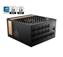 Блок питания MSI MEG Ai1300P PCIE5, 1300W, Intel ATX 12V, APFC, 12cm Fan, 80+ Platinum, Fully-Modular, Retail (MEG Ai1300P PCIE5)