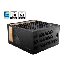 Блок питания MSI MEG Ai1300P PCIE5, 1300W, Intel ATX 12V, APFC, 12cm Fan, 80+ Platinum, Fully-Modular, Retail (MEG Ai1300P PCIE5)
