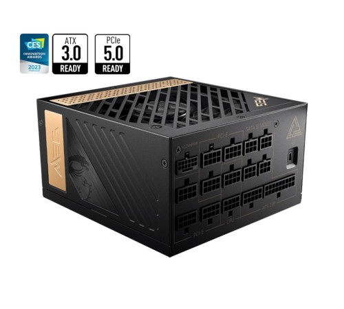 Блок питания MSI MEG Ai1300P PCIE5, 1300W, Intel ATX 12V, APFC, 12cm Fan, 80+ Platinum, Fully-Modular, Retail (MEG Ai1300P PCIE5) Блок питания MSI MEG Ai1300P PCIE5, 1300W, Intel ATX 12V, APFC, 12cm Fan, 80+ Platinum, Fully-Modular, Retail (MEG Ai1300P PCIE5)