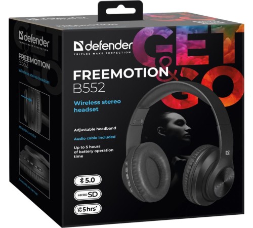 Гарнитура FREEMOTION B552 BLACK 63552 DEFENDER