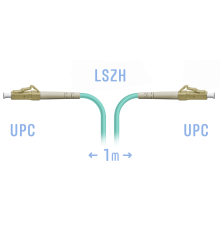 Патчкорд оптический LC/UPC MM 1m