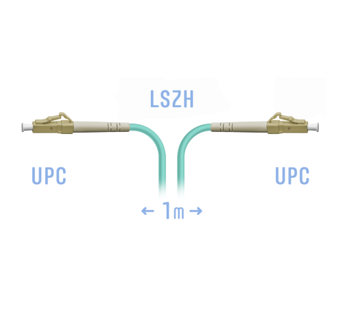 Патчкорд оптический LC/UPC MM 1m