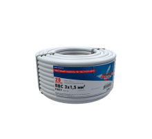 Провод ПВС 3x1.5 Б (уп.20м) Rexant 01-8046-20