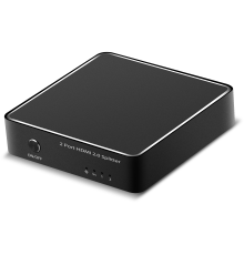 Greenconnect Разветвитель v2.0 HDMI 1на 2 выхода, 4Kx2K 60Hz HDR 4:2:0 серия Greenline Greenconnect Разветвитель Greenline HDMI v2.0 1 к 2, 4K 60Hz /1080p 120Hz (GL-vA03)