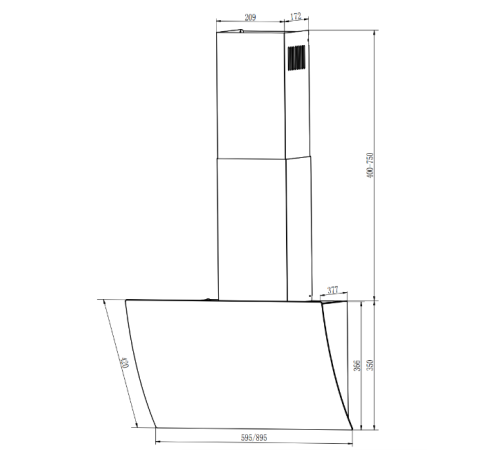 Вытяжка ELIKOR ELIKOR Вытяжка ELIKOR КВ WAVE 60 WH (243080) (243080) Вытяжка ELIKOR ELIKOR Вытяжка ELIKOR КВ WAVE 60 WH (243080) (243080)