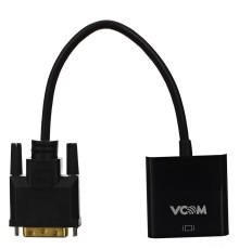 Кабель-переходник DVI-D 25M ---> VGA 15F  VCOM <CG491> VCOM DVI-D 25M - VGA 15F (CG491)