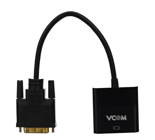 Кабель-переходник DVI-D 25M ---> VGA 15F  VCOM <CG491> VCOM DVI-D 25M - VGA 15F (CG491)