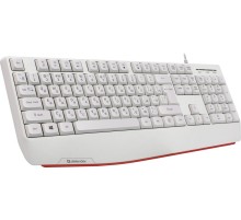 Defender Проводная клавиатура Atom HB-546 RU,белый,104+FN,1.8м Defender 45547