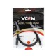 VCOM VAV7175-1.5M Кабель соединительный 3.5 Jack (M) - 3.5 Jack (M), стерео, аудио, 1.5м [6937510860517]