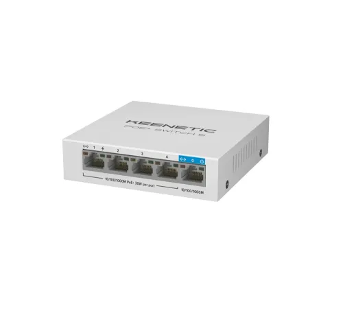 PoE+ коммутатор Keenetic Keenetic PoE+ Switch 5 (KN-4610)