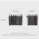 Универсальный дорожный адаптер Vention USB (C + A + A) Черный Vention FJCB0