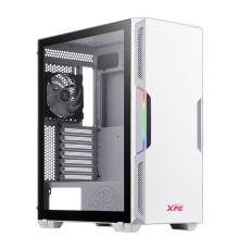 STARKER WHITE (STARKER-WHCWW) (Midi-Tower, белый, TG, 120mm ARGB fan + 120mm fan)