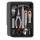 Набор ручного инструмента "Home Series Gray" Deli H1001-ADE  15 предметов