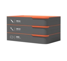 Набор ручного инструмента "Home Series Gray" Deli H1001-ADE  15 предметов