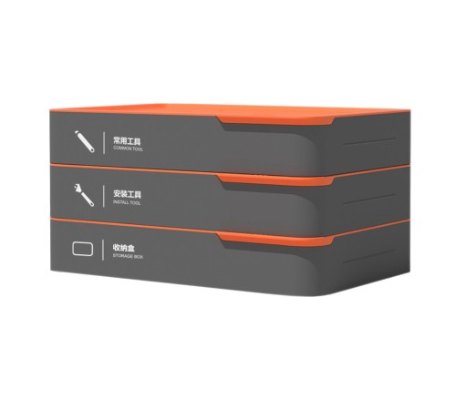 Набор ручного инструмента "Home Series Gray" Deli H1001-ADE  15 предметов