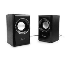 Акустич. система 2.0 Gembird SPK-204 {МДФ, черный ,2х3  Вт,USB-питание}