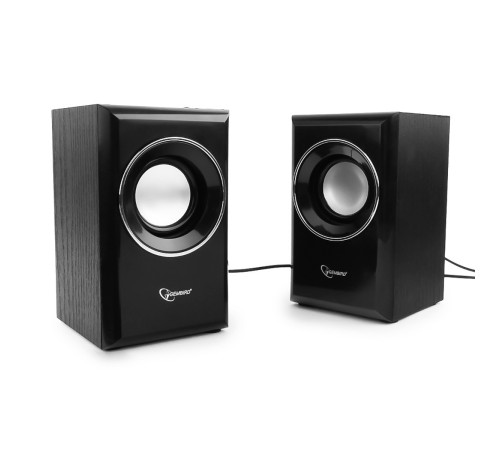 Акустич. система 2.0 Gembird SPK-204 {МДФ, черный ,2х3  Вт,USB-питание}
