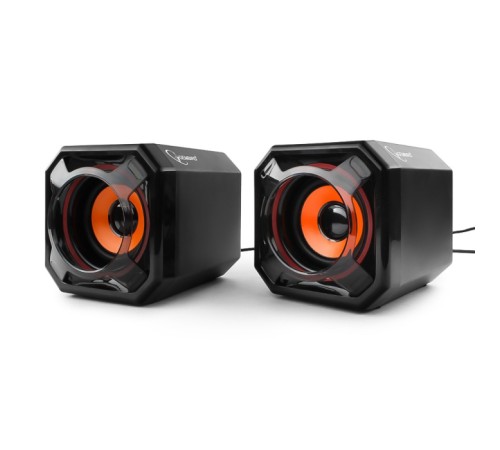 Акустич. система 2.0 Gembird SPK-405, пассив. излучатели, черный, 5 Вт, рег. громкости USB-питание