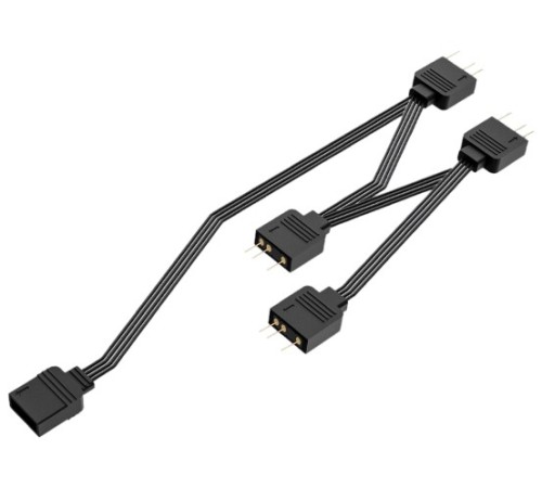 Кабель-разветвитель 1/4 ID-COOLING FS-04 ARGB (5V, 3 pin) Retail Кабель-разветвитель 1/4 ID-COOLING FS-04 ARGB (5V, 3 pin) Retail