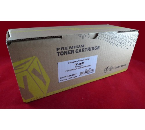 Тонер-картридж для Kyocera FS-C5300DN/C5350DN/P6030CDN TK-560Y yellow 10K ELP Imaging®