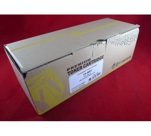 Тонер-картридж для Kyocera FS-C5150DN/P6021CDN TK-580Y yellow 2.8K ELP Imaging®