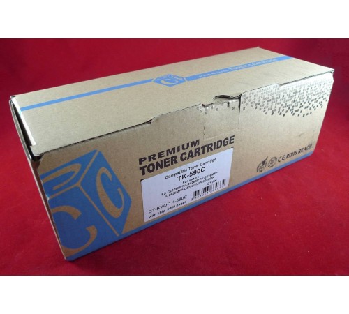 Тонер-картридж для Kyocera FS-C2026MFP/C2126MFP/C2526MFP/C2626MFP/C5250dn/P6026cdn TK-590C cyan 5K ELP Imaging®