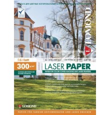 Фотобумага LOMOND Двухсторонняя Матовая, для лазерной печати, 300 г/м2, A4/150л.