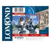 Фотобумага LOMOND для струйной печати, A6, 250 г/м2, 500 листов (Полуглянцевая тепло-белая, микропористая).