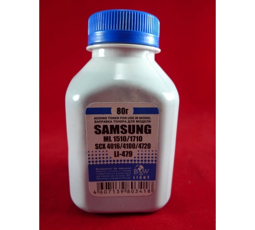 Тонер SAMSUNG ML-1510/1710/1610/1615/2010/2015, SCX 4016/5112/4520/4720/4100 (фл. 80г) B&W Light фас.Россия