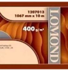 Холст LOMOND  для струйной печати, не для пигм.чернил  1067мм х 10м  400 мкм втулка 2"/50,8мм